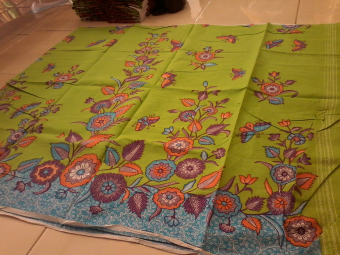Batik Print bunga roda